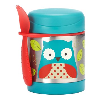 Skip Hop - Termos til mad med ske/gaffel ZOO 325 ml ugle