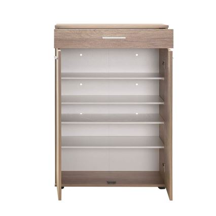 Skoskab 108x73 cm brun