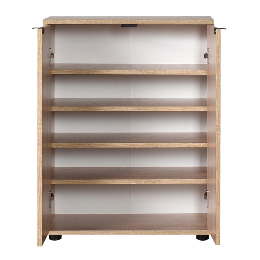 Skoskab 78x60 cm brun