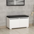 Skoskab DRAGO 42x80 cm hvid/sort
