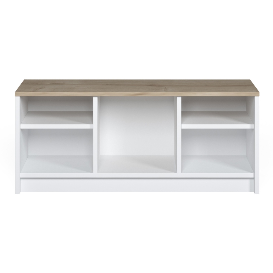 Skoskab LONDON 100x35 cm hvid/beige