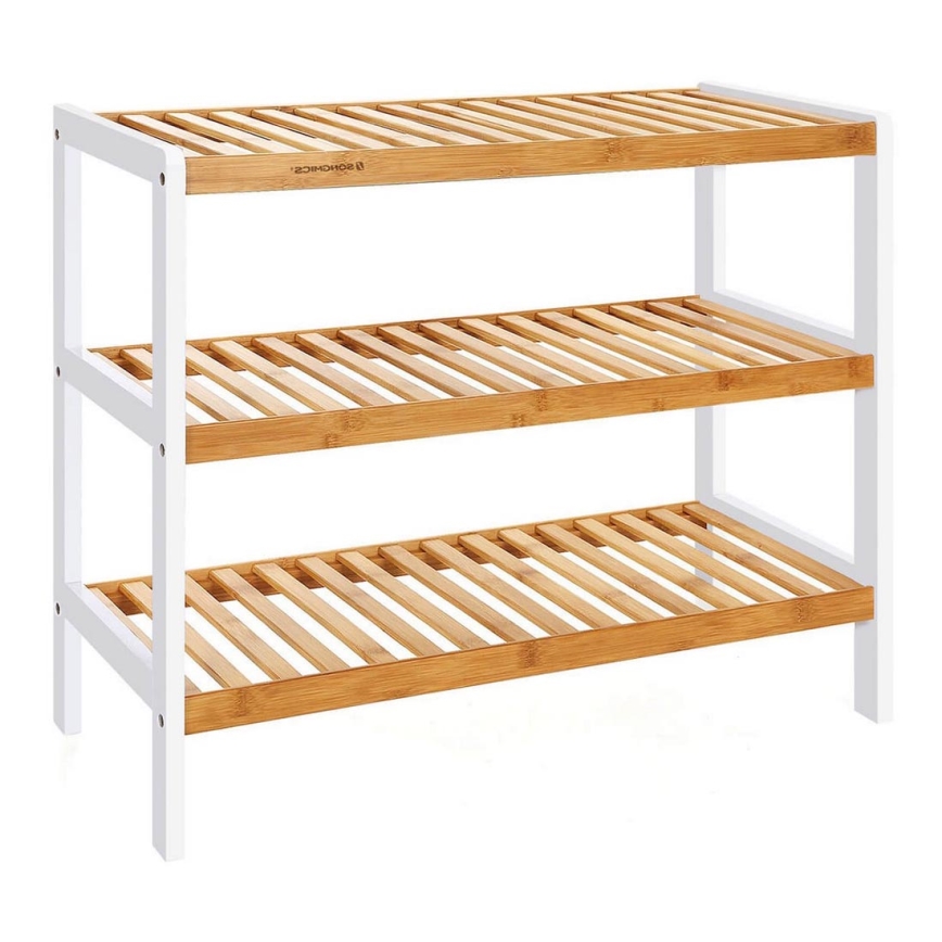 Skoskab MATE brun/hvid