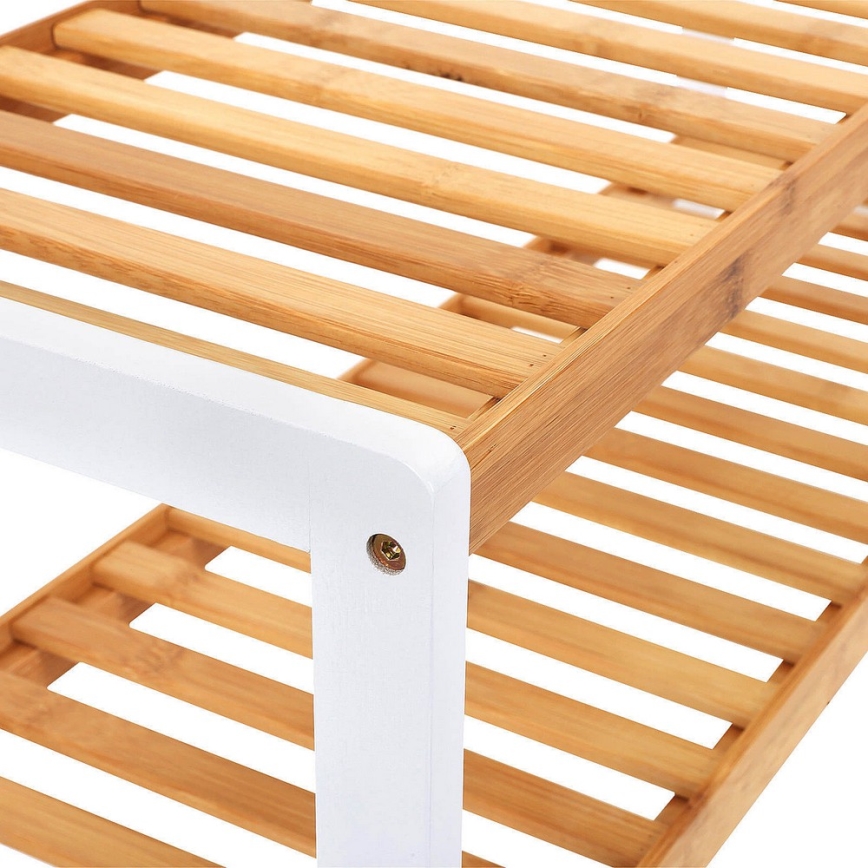 Skoskab MATE brun/hvid