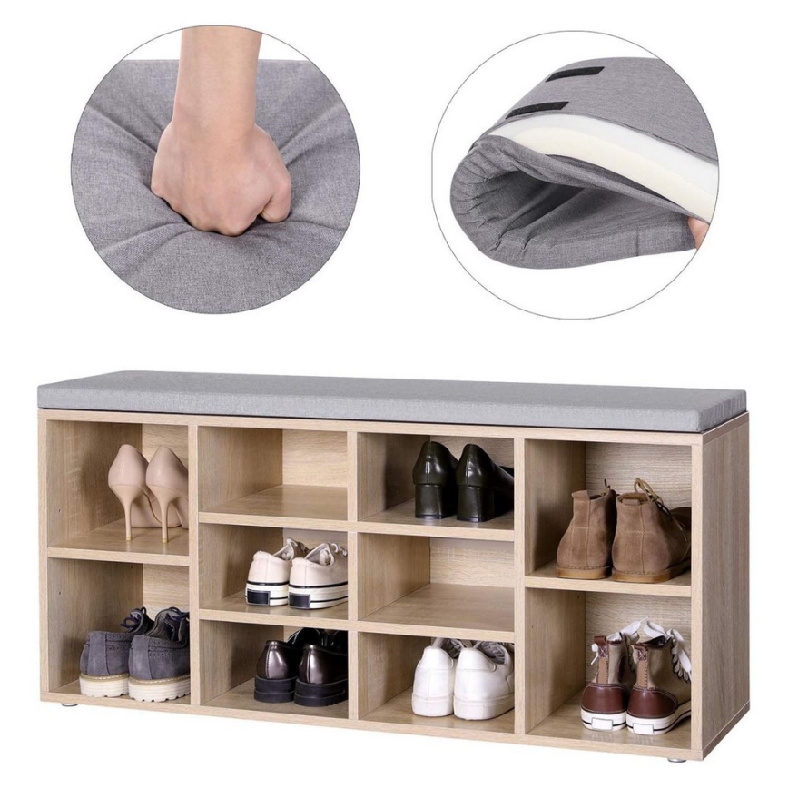 Skoskab VOREN brun/grå