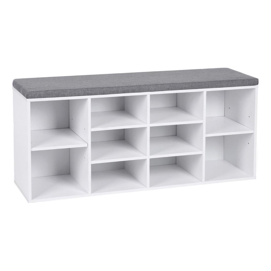 Skoskab VOREN hvid/grå