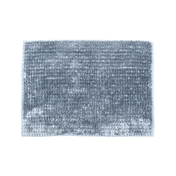 Skridsikker badeværelsesmåtte CHENILLE 50 x 80 cm grå