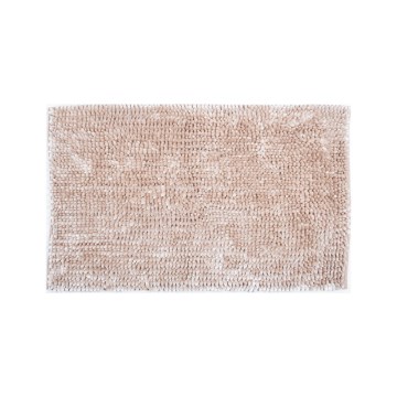 Skridsikker badeværelsesmåtte CHENILLE 50x80 cm beige