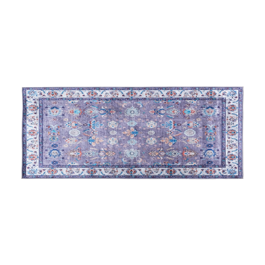 Skridsikkert orientalsk tæppe PRINT SHINE 70x140 cm, blå