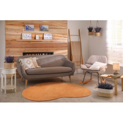 Skridsikkert tæppe LOREN 120 x 170 cm, orange