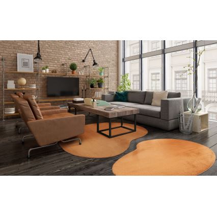 Skridsikkert tæppe LOREN 120 x 170 cm, orange