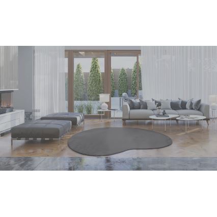 Skridsikkert tæppe LOREN 160x230 cm grå