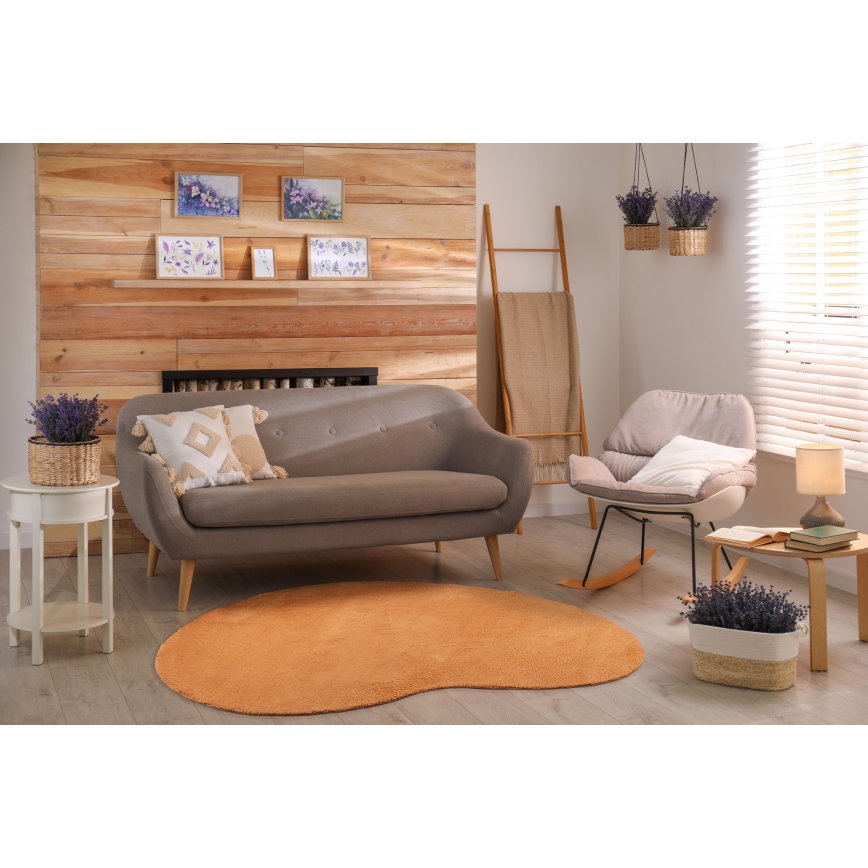Skridsikkert tæppe LOREN 160x230 cm orange