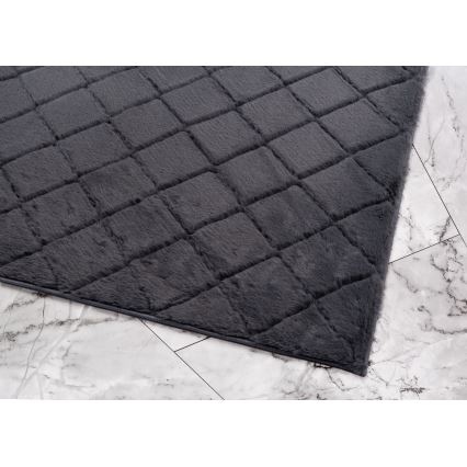 Skridsikkert tæppe MODENA NEW 120x160 cm antracit