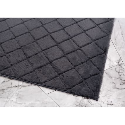 Skridsikkert tæppe MODENA NEW 60x100 cm, antracit