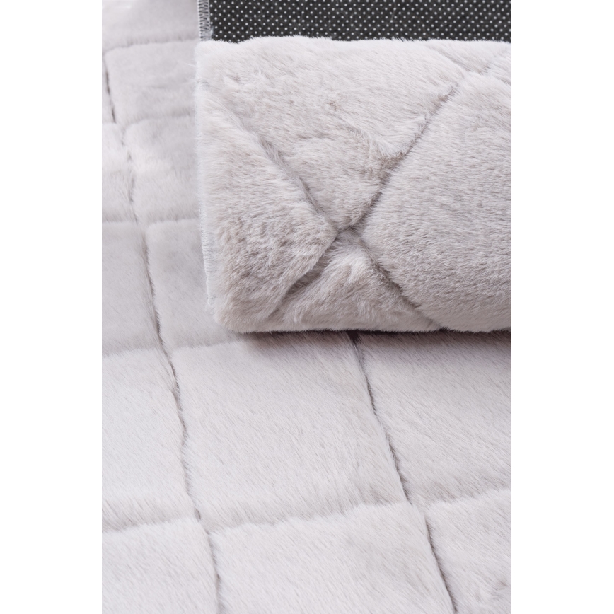 Skridsikkert tæppe MODENA NEW 60x100 cm lysegrå