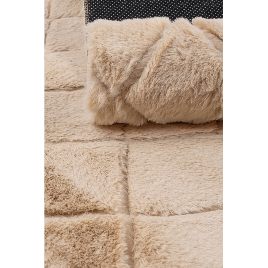 Skridsikkert tæppe MODENA NEW 80x140 cm beige