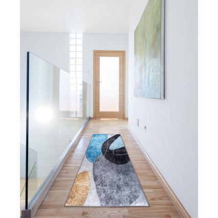 Skridsikkert tæppe PRINT SHINE 70x140 cm flerfarvet