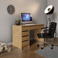 Skrivebord ADA 76x120 cm, Artisan-eg