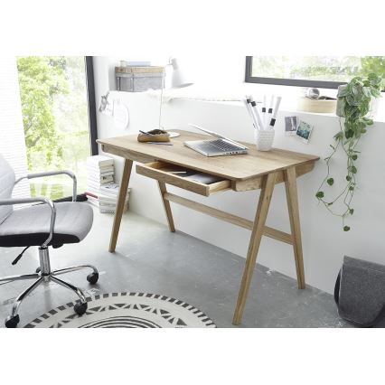 Skrivebord AMIRON i egetræ
