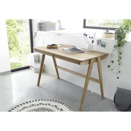 Skrivebord AMIRON i egetræ
