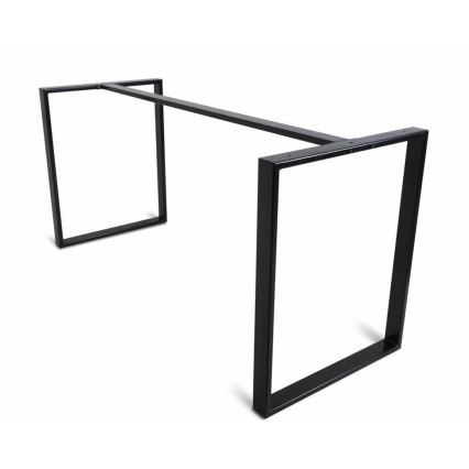 Skrivebord BLAT 140x60 cm sort/brun