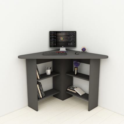 Skrivebord CORNER 73,8x80 cm antracit