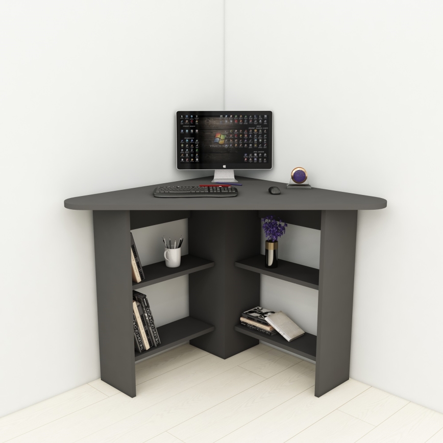 Skrivebord CORNER 73,8x80 cm antracit