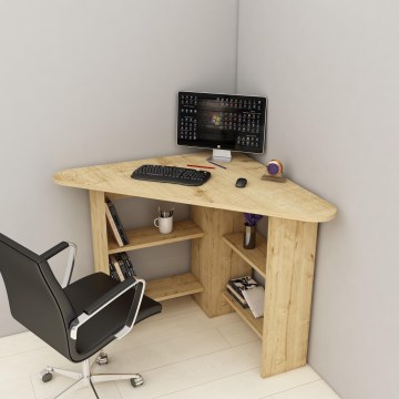 Skrivebord CORNER 73,8x80 cm Safir-eg
