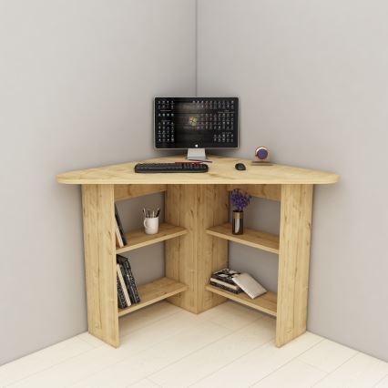 Skrivebord CORNER 73,8x80 cm Safir-eg