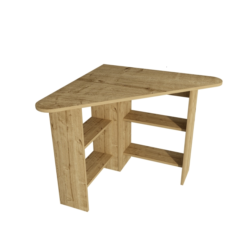 Skrivebord CORNER 73,8x80 cm Safir-eg