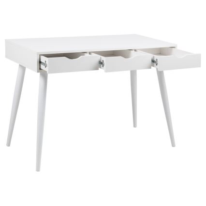 Skrivebord m. skuffer ADIS hvid