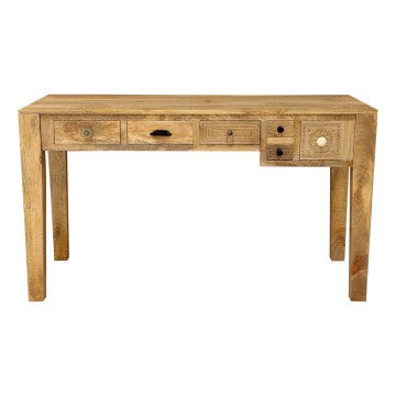 Skrivebord MANU 135x60 cm massiv/mangotræ