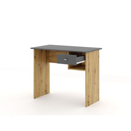 Skrivebord RICO artisan-eg/grå