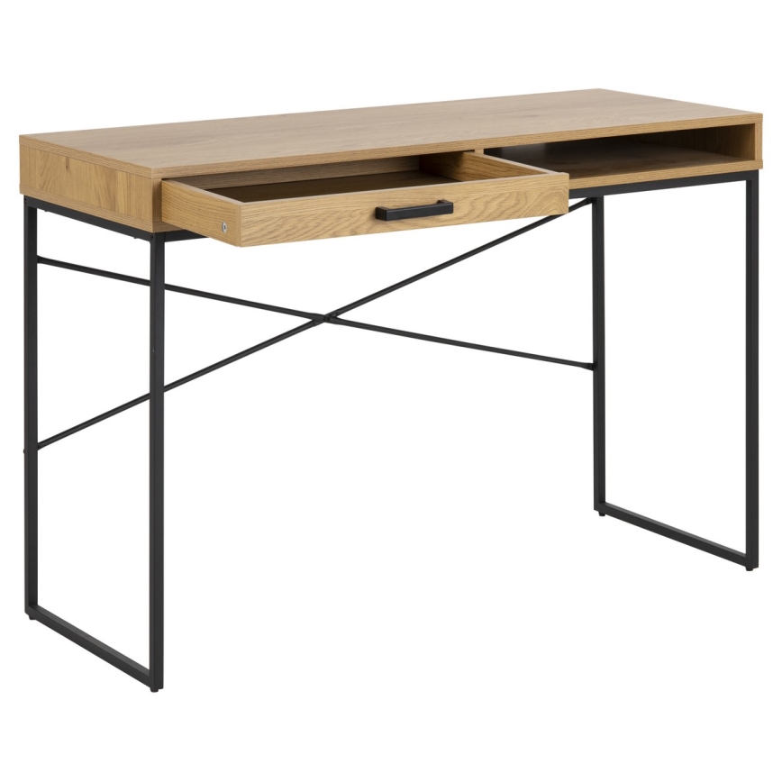 Skrivebord SARON eg/sort