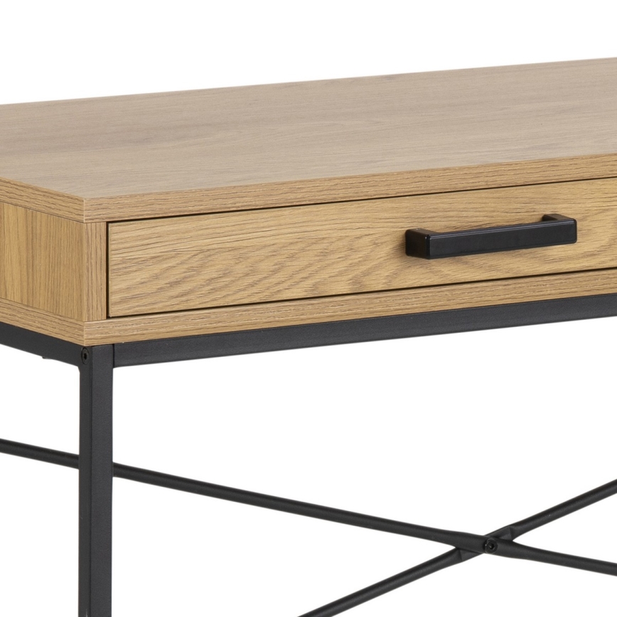 Skrivebord SARON eg/sort
