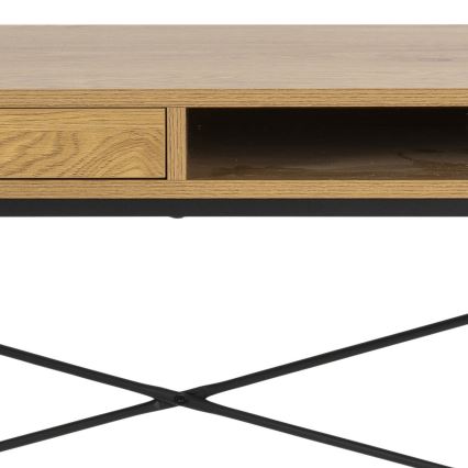 Skrivebord SARON eg/sort