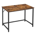 Skrivebord SOLEA brun/sort