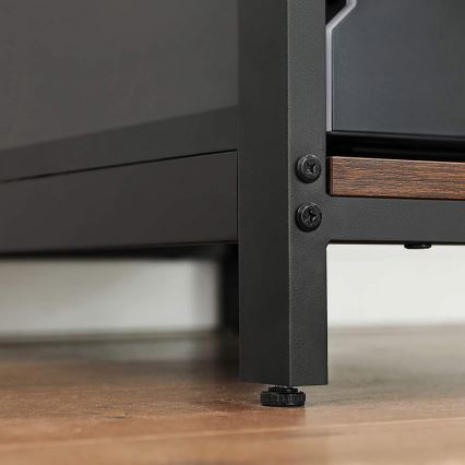 Skrivebord SOLEA brun/sort
