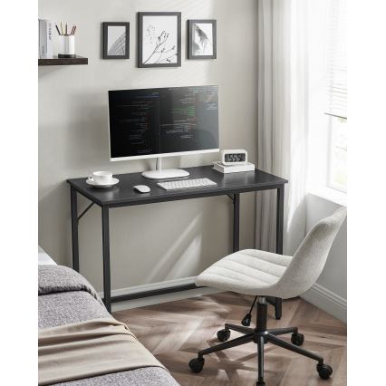 Skrivebord SOLEA, sort