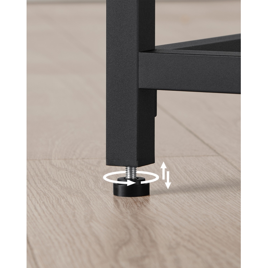 Skrivebord SOLEA, sort