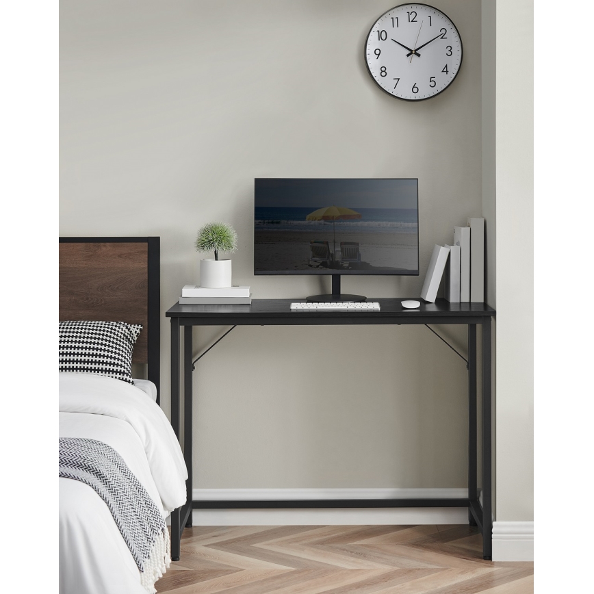 Skrivebord SOLEA, sort