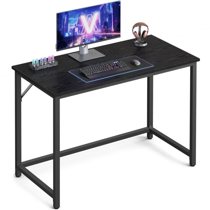 Skrivebord SOLEA, sort