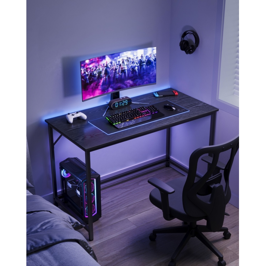 Skrivebord SOLEA, sort