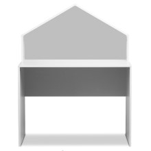 Skrivebord til børn MIRUM 126x100 cm hvid/grå
