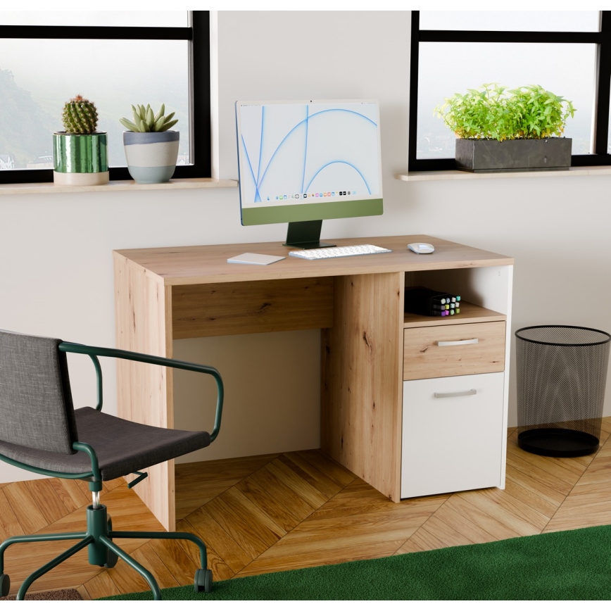 Skrivebord URO eg artisan/hvid