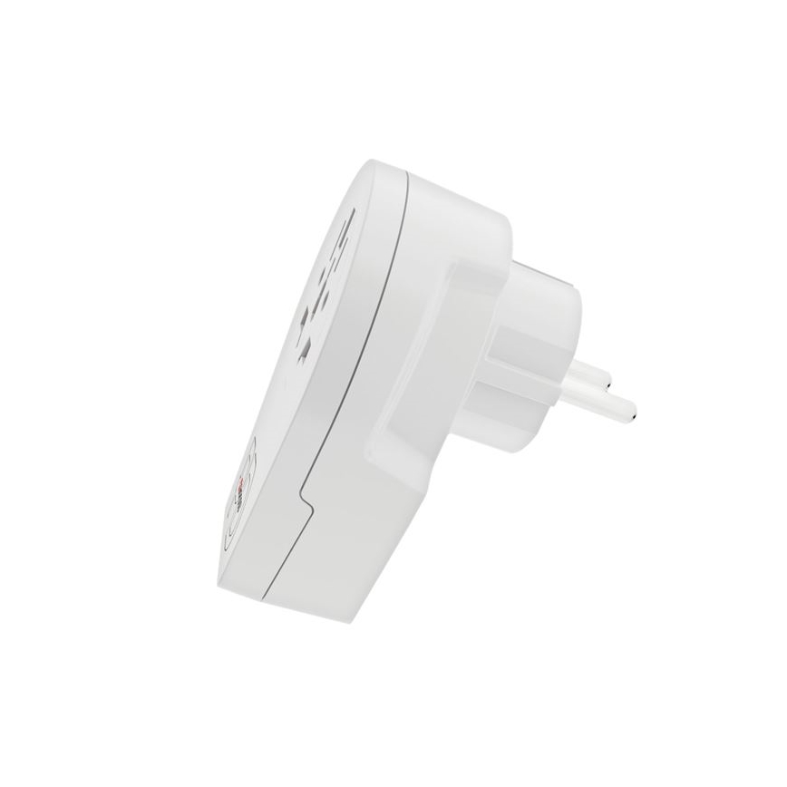 Rejseadapter Europe USB C20PD til udenlandske besøgende i Tjekkiet, USB-C 20W, type E/F