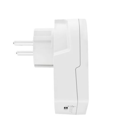 Rejseadapter Europe USB C20PD til udenlandske besøgende i Tjekkiet, USB-C 20W, type E/F