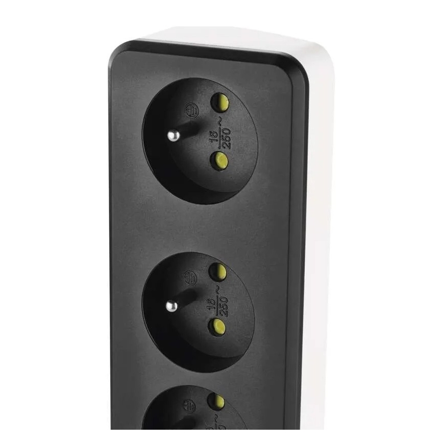Smart forlængerkabel med kontakt GoSmart 4Z + 1xUSB-A + 1xUSB-C 2 m Wi-Fi Tuya