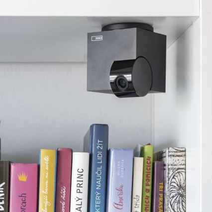 Smart indendørs kamera med bevægelsessensor drejeligt GoSmart 5V Wi-Fi Tuya sort