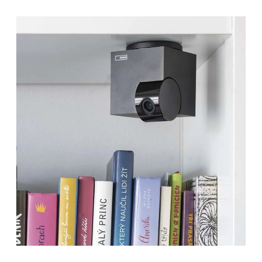 Smart indendørs kamera med bevægelsessensor drejeligt GoSmart 5V Wi-Fi Tuya sort